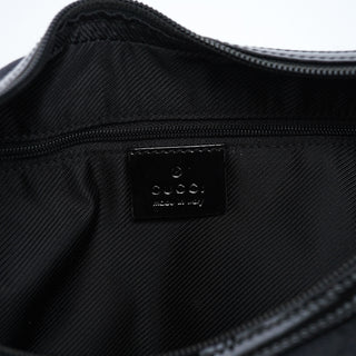 Gucci 001 4204 Black GG Shoulder Bag