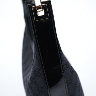 Gucci 001 4204 Black GG Shoulder Bag