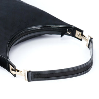 Gucci 001 4204 Black GG Shoulder Bag