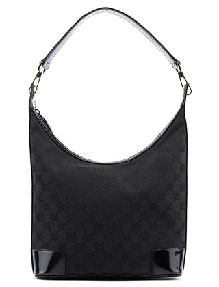 Gucci 001 4204 Black GG Shoulder Bag