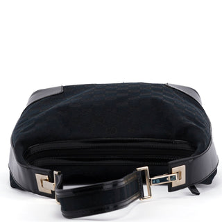 Gucci 001 4204 Black GG Shoulder Bag