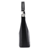 Gucci 001 4204 Black Leather Hobo Shoulder Bag