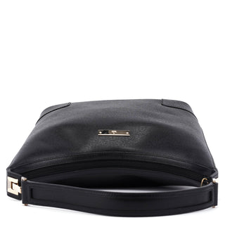 Gucci 001 4204 Black Leather Hobo Shoulder Bag