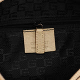 Gucci 001 4204 Ivory Leather One-Shoulder Bag