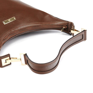 Gucci 001 4204 Light Brown Leather Shoulder Bag