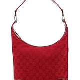 Gucci 001 4204 Red GG Hobo Shoulder Bag