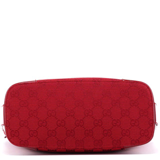 Gucci 001 4204 Red GG Hobo Shoulder Bag