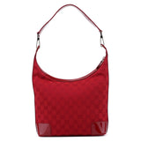 Gucci 001 4204 Red GG Hobo Shoulder Bag