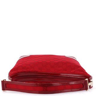 Gucci 001 4204 Red GG Patent Leather Shoulder Bag