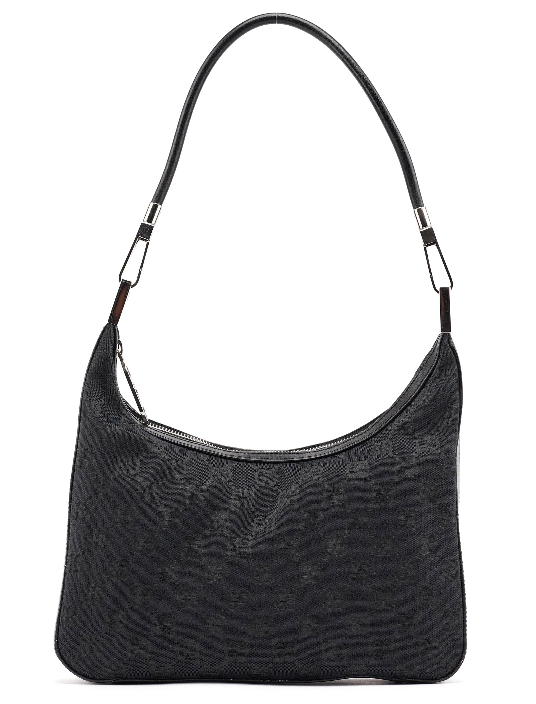 Gucci 001 4205 Black GG Shoulder Bag
