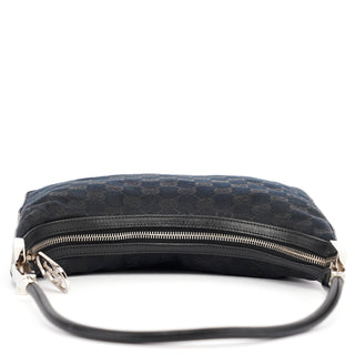 Gucci 001 4205 Black GG Shoulder Bag