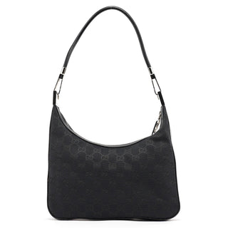 Gucci 001 4205 Black GG Shoulder Bag
