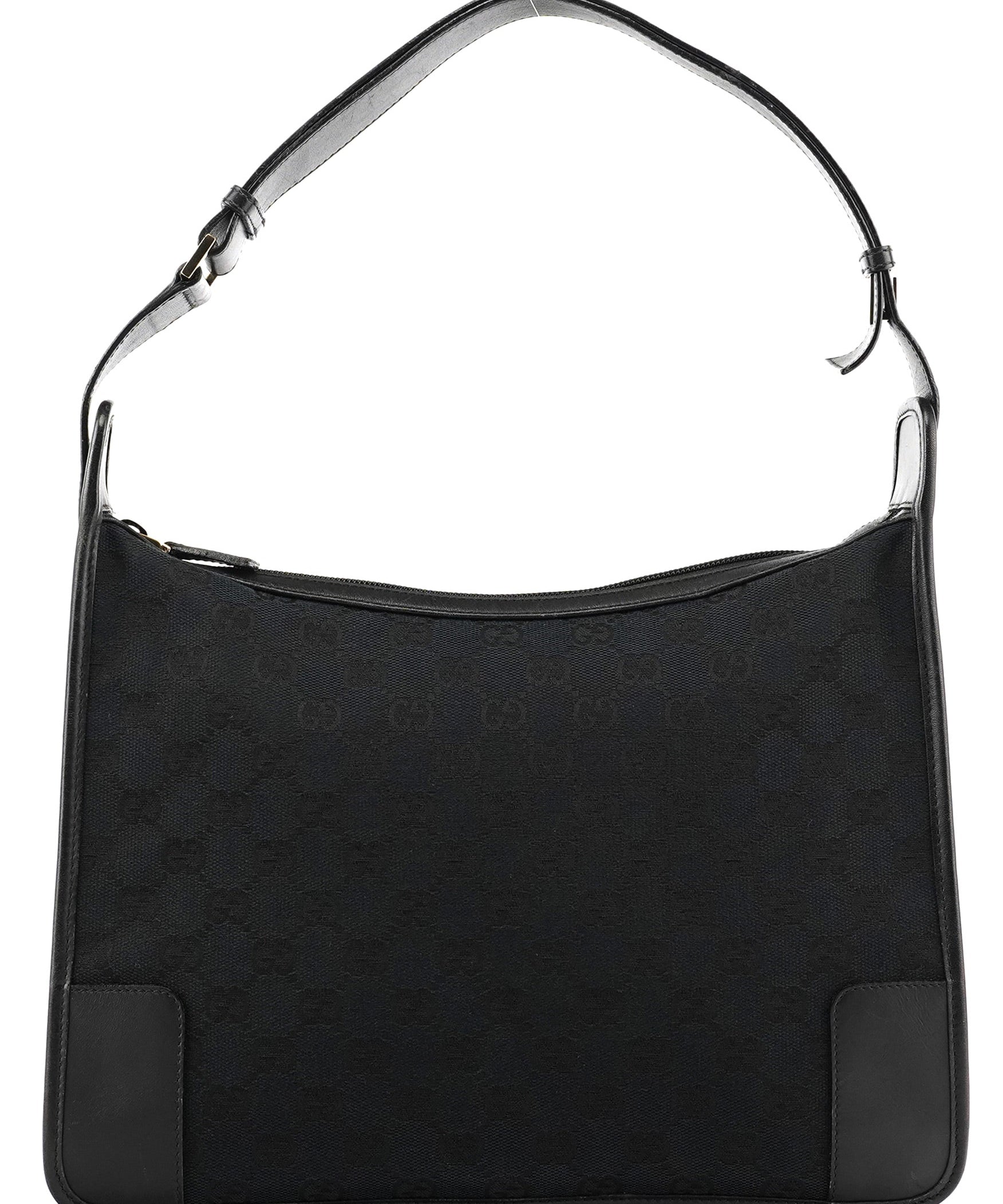 Gucci 001 4205 Black GG Shoulder Bag