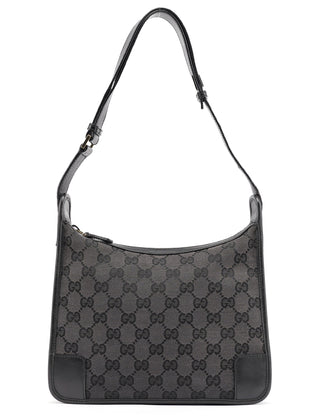 Gucci 001 4206 Anthracite GG Leather Shoulder Bag