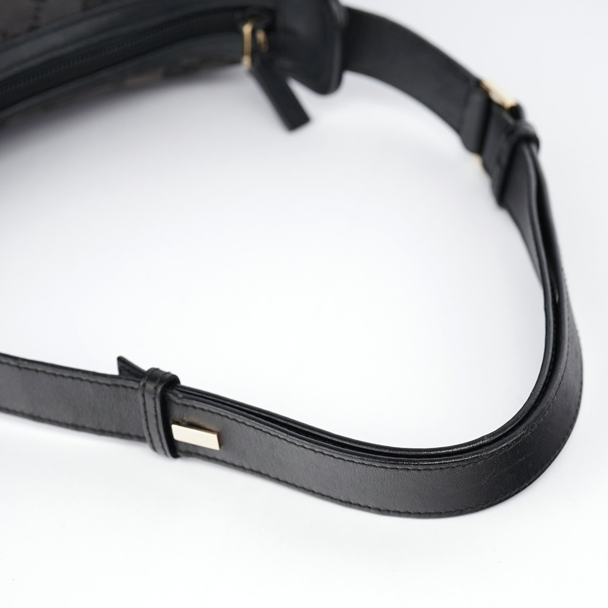 Gucci 001 4206 Anthracite GG Leather Shoulder Bag