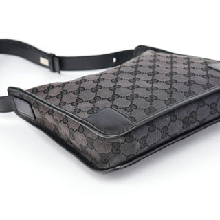 Gucci 001 4206 Anthracite GG Leather Shoulder Bag
