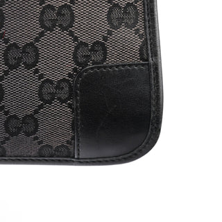 Gucci 001 4206 Anthracite GG Leather Shoulder Bag