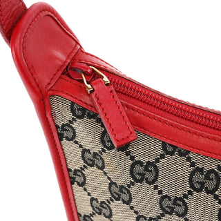 Gucci 001 4206 Beige Red GG Shoulder Bag