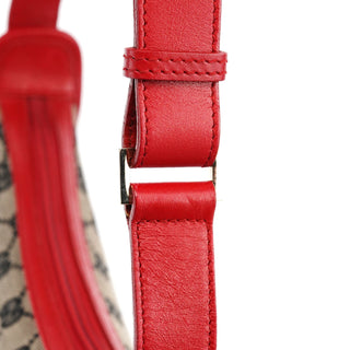 Gucci 001 4206 Beige Red GG Shoulder Bag