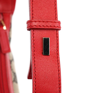 Gucci 001 4206 Beige Red GG Shoulder Bag