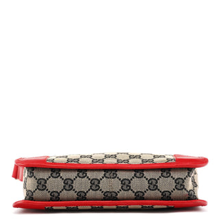 Gucci 001 4206 Beige Red GG Shoulder Bag