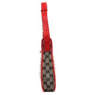 Gucci 001 4206 Beige Red GG Shoulder Bag