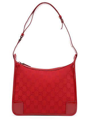 Gucci 001 4206 Red GG Shoulder Bag