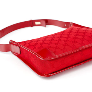 Gucci 001 4206 Red GG Shoulder Bag