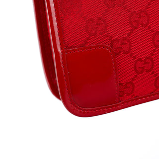 Gucci 001 4206 Red GG Shoulder Bag
