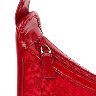 Gucci 001 4206 Red GG Shoulder Bag
