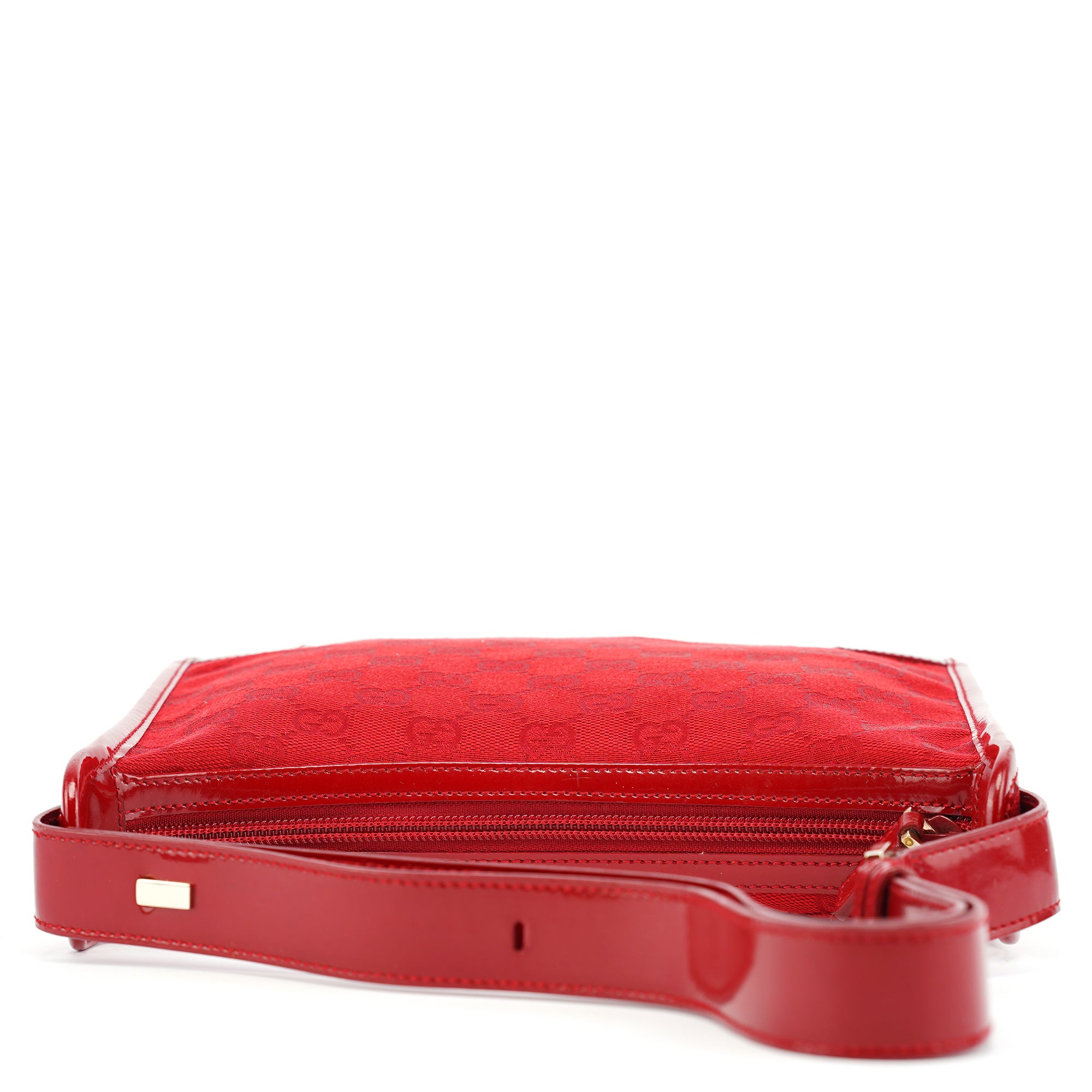 Gucci 001 4206 Sac porté épaule en toile GG rouge