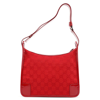 Gucci 001 4206 Red GG Shoulder Bag