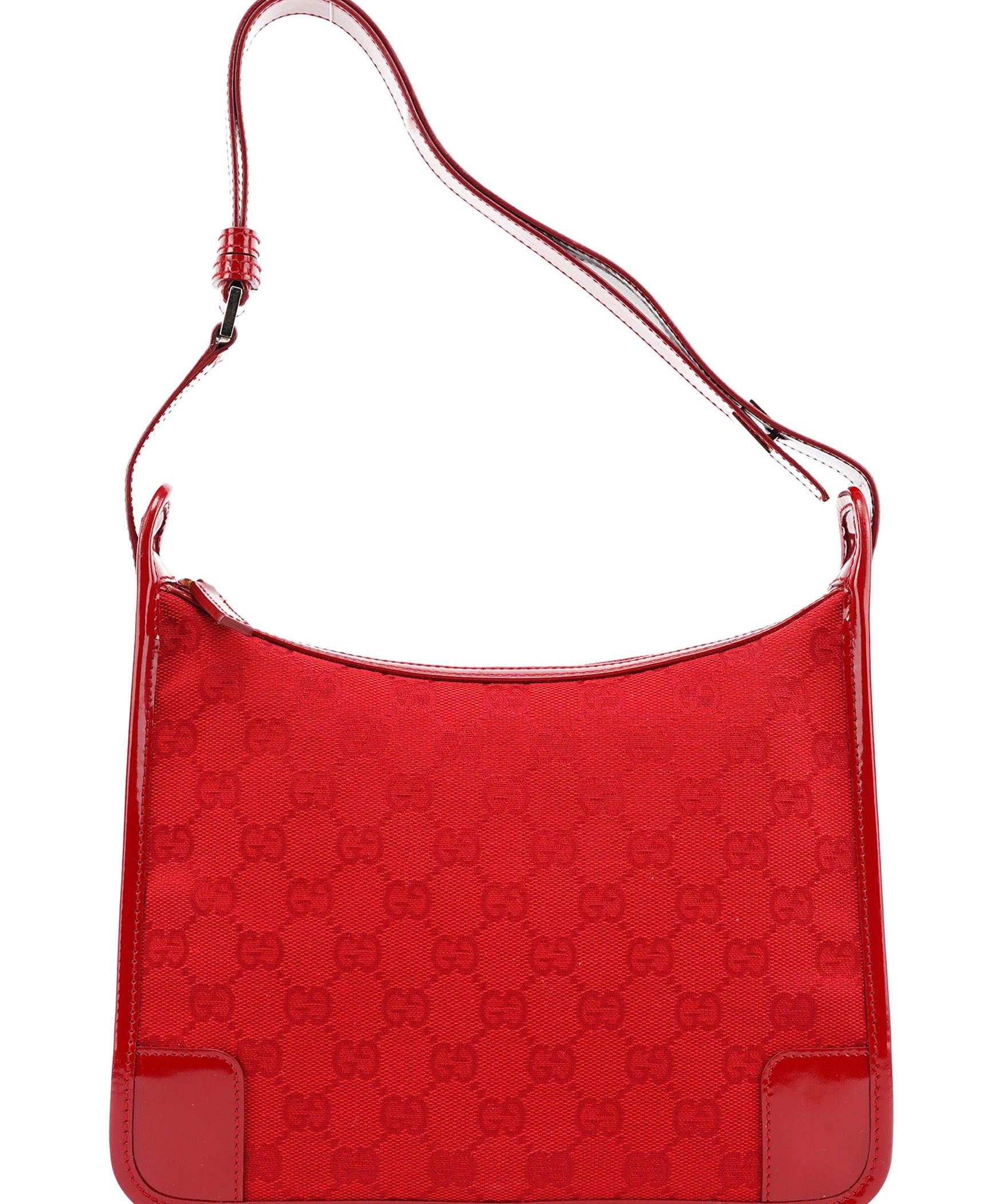 Gucci 001 4206 Borsa a spalla in tela GG rossa