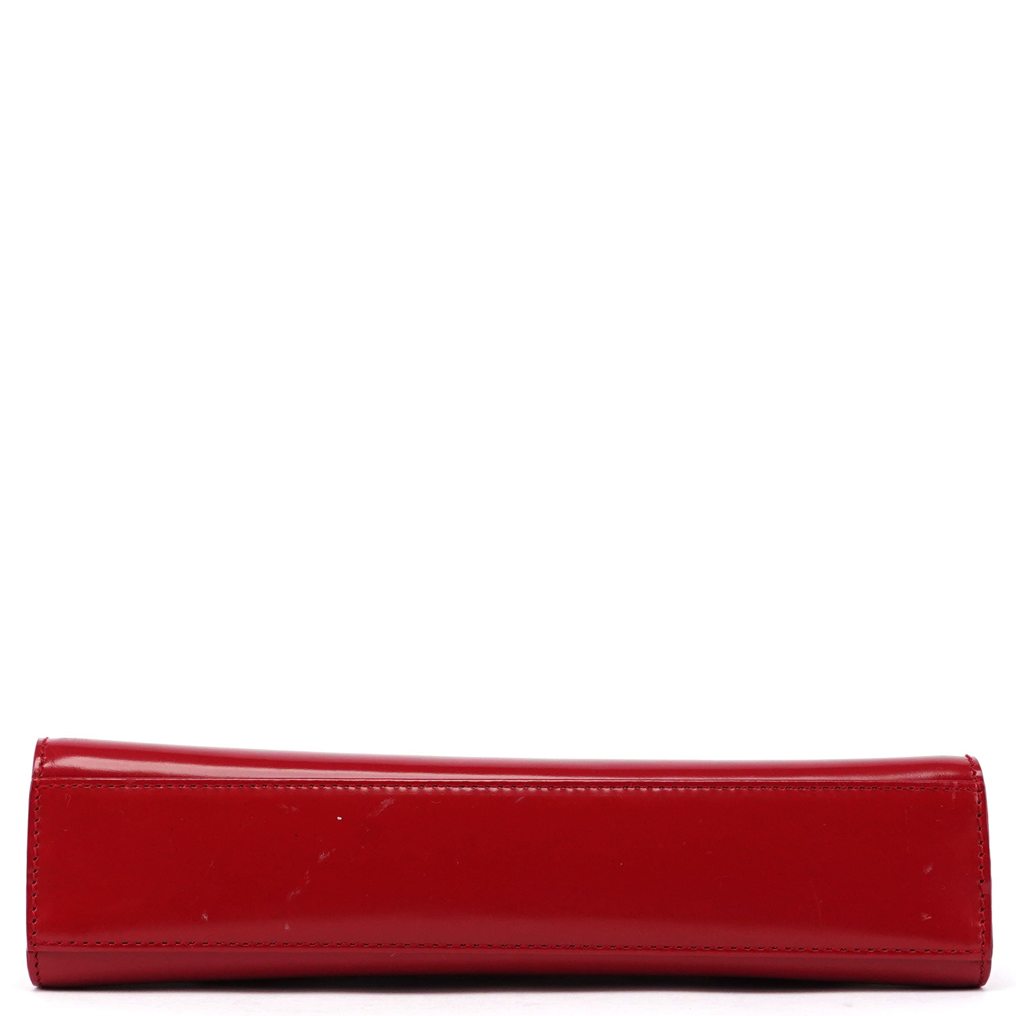 Gucci 001 4208 Red Calfskin Shoulder Bag