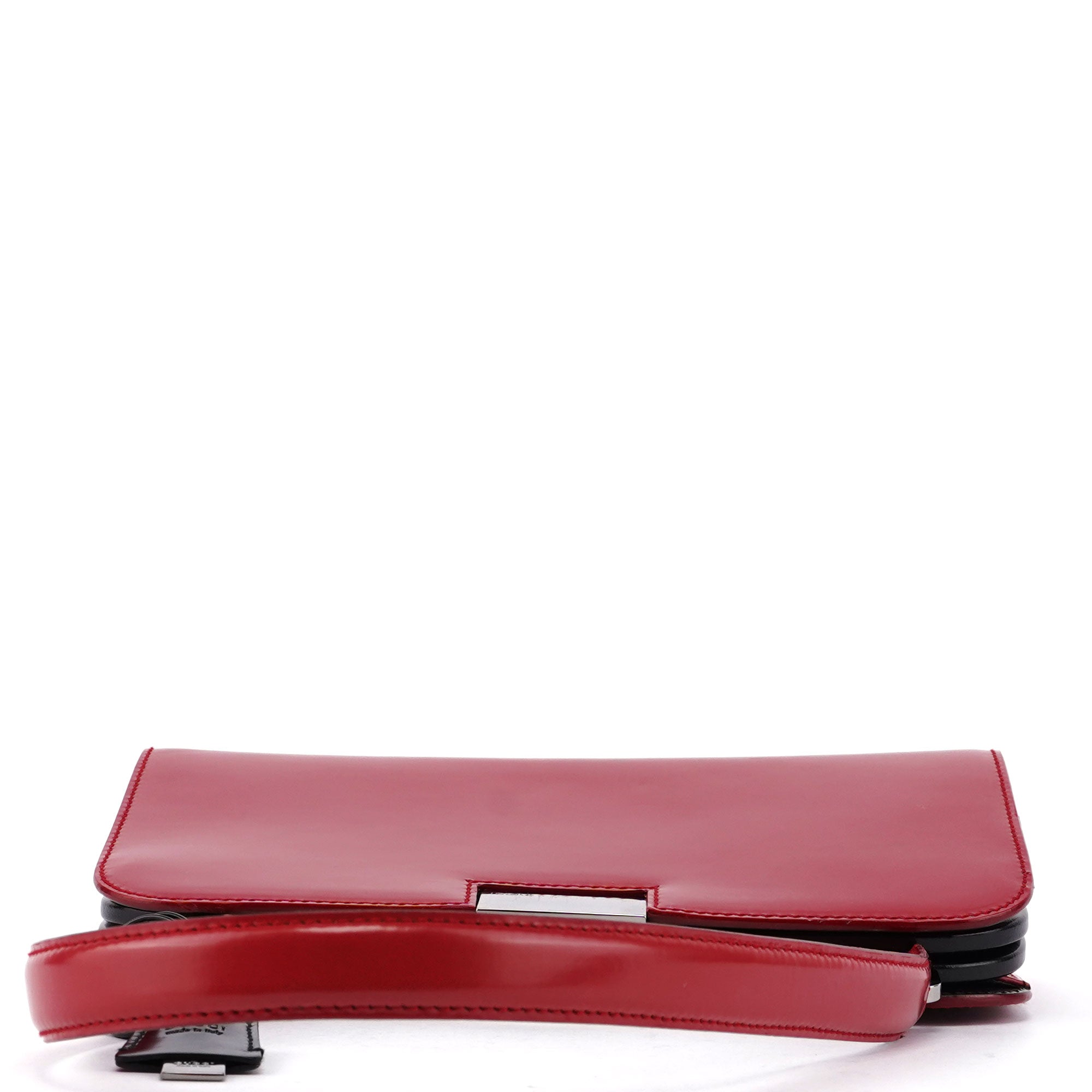 Gucci 001 4208 Red Calfskin Shoulder Bag