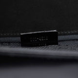 Gucci 001 4218 Black Canvas Lady Lock Tote Bag