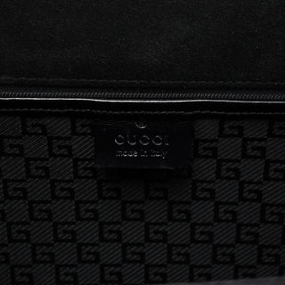 Gucci 001 4218 Grey Canvas Lady Lock Bag