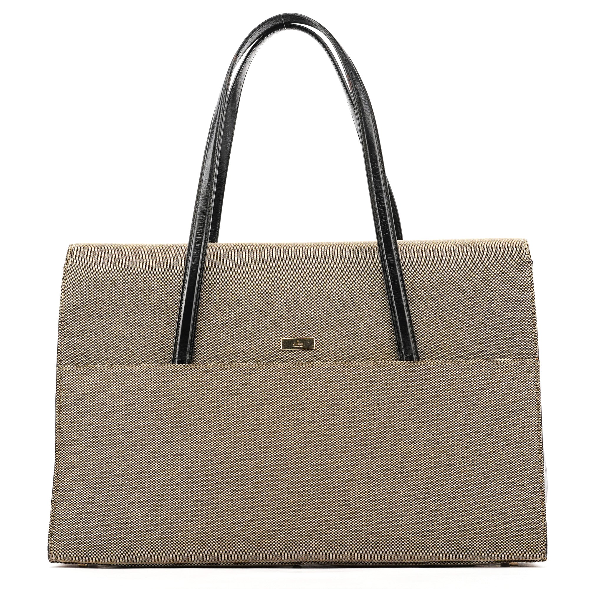 Gucci 001 4218 Sac cabas Lady Lock en toile beige