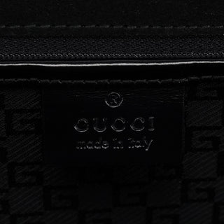 Gucci 001 4218 Navy Canvas Lady Lock Shoulder Bag