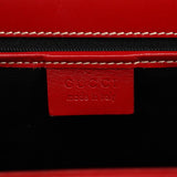 Gucci 001 4218 Red Leather Lady Lock Tote Bag