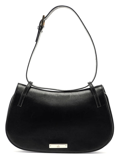 Gucci 001 4225 Black Calfskin Shoulder Bag