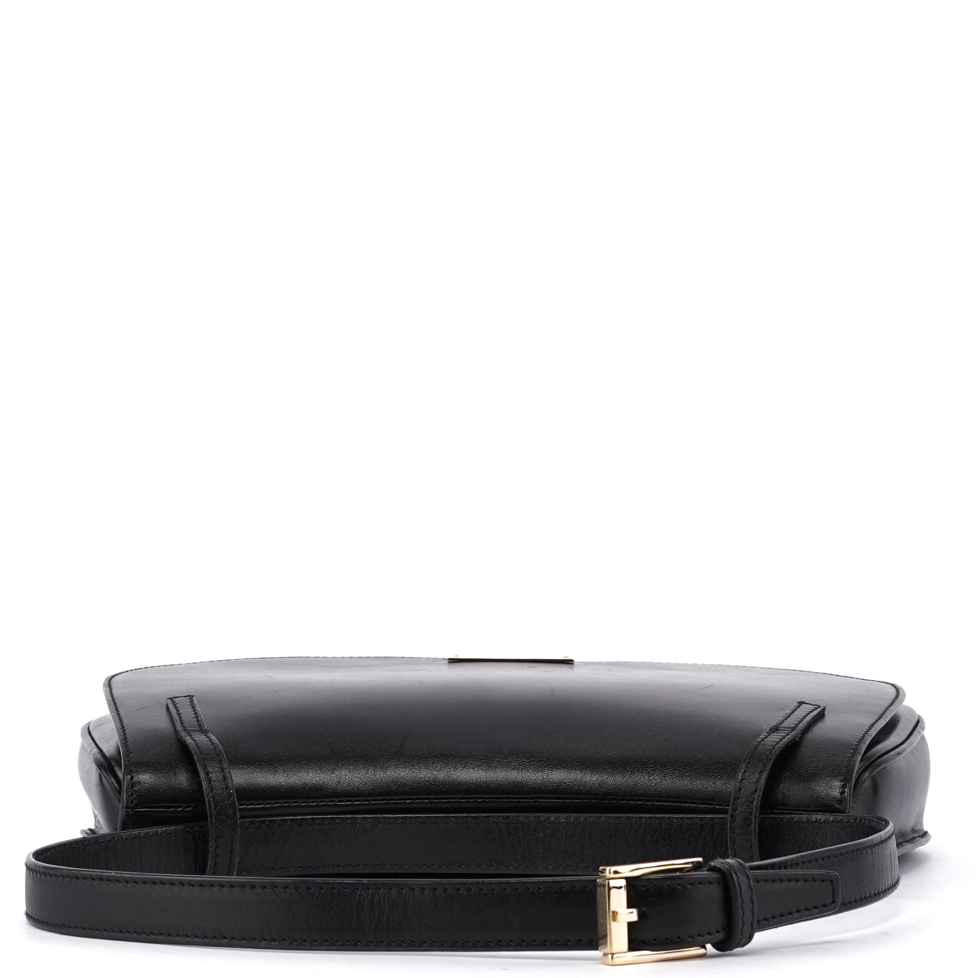 Gucci 001 4225 Black Calfskin Shoulder Bag