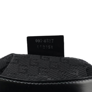 Gucci 001 4227 Black Leather Mini Crossbody Bag