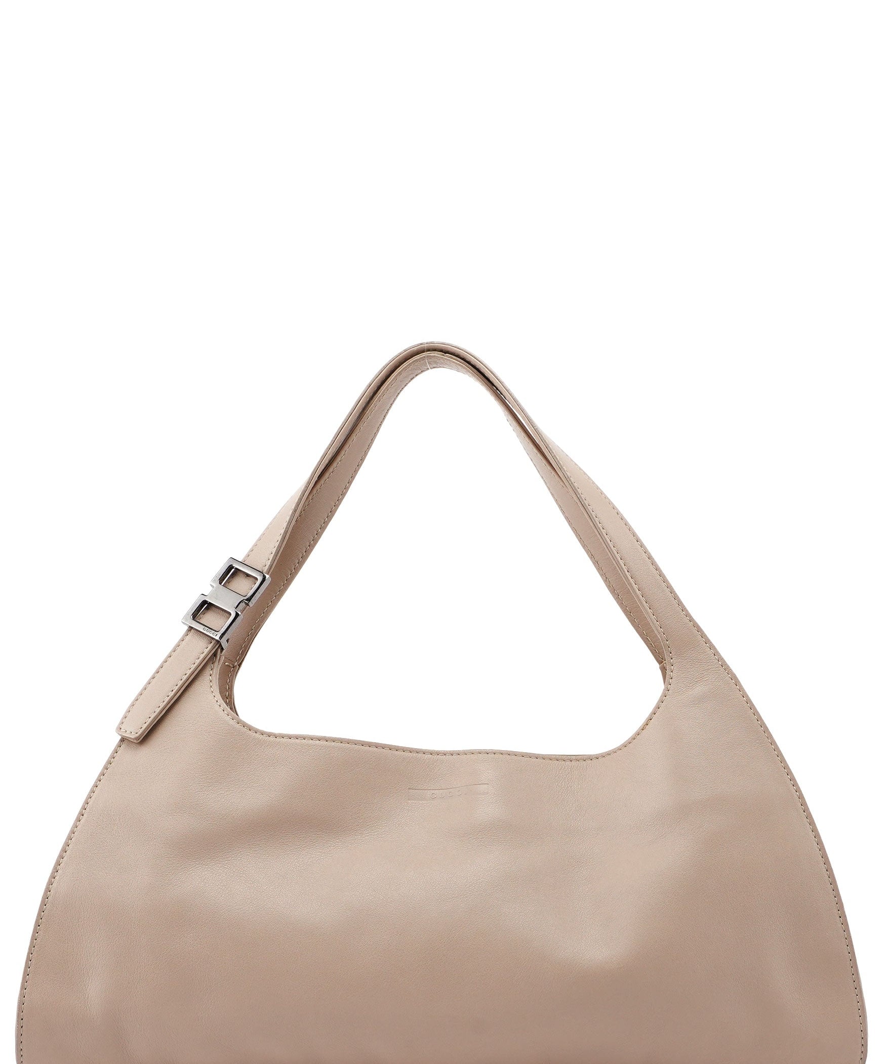 Gucci 001 4243 Beige Calfskin Shoulder Bag
