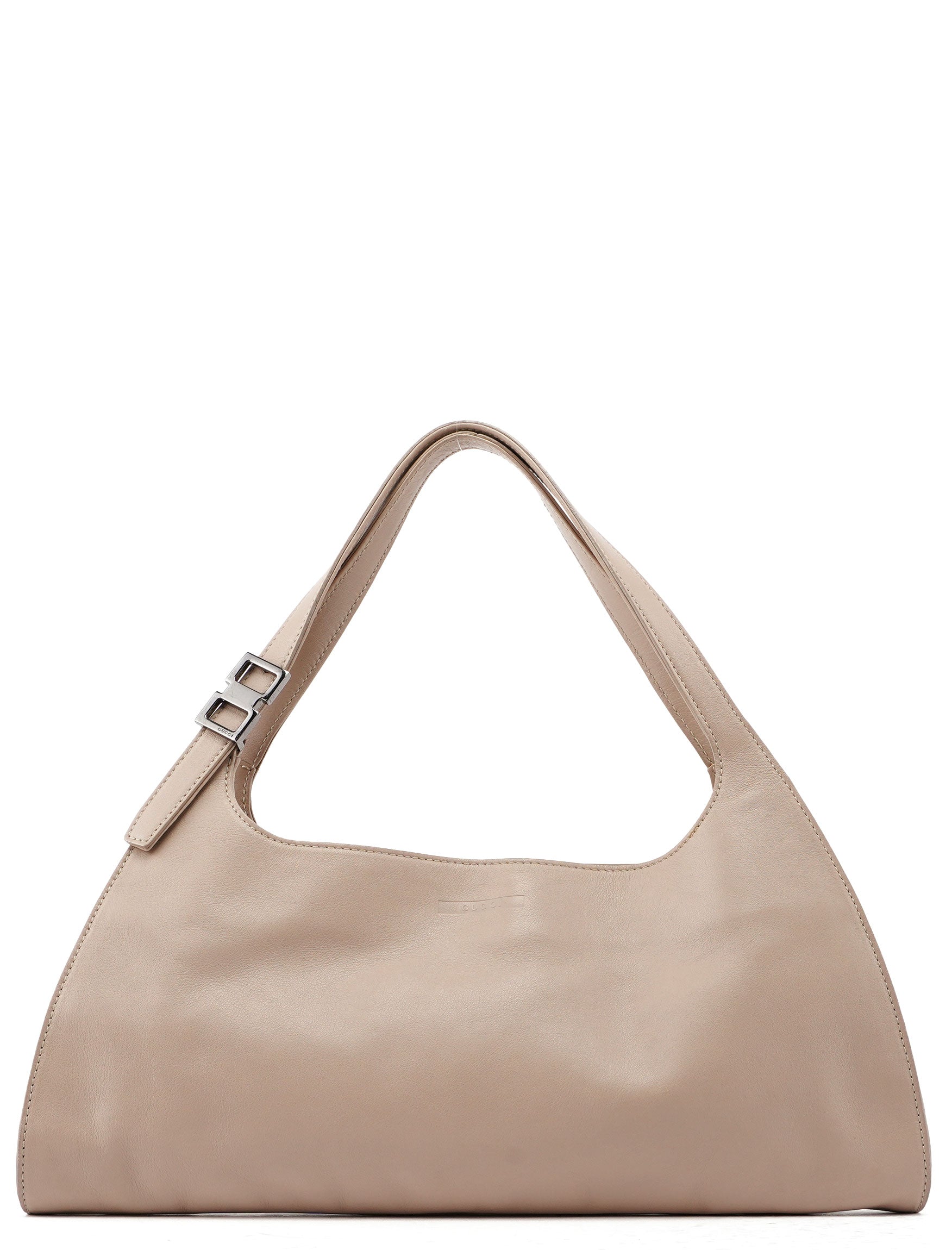 Gucci 001 4243 Beige Calfskin Shoulder Bag