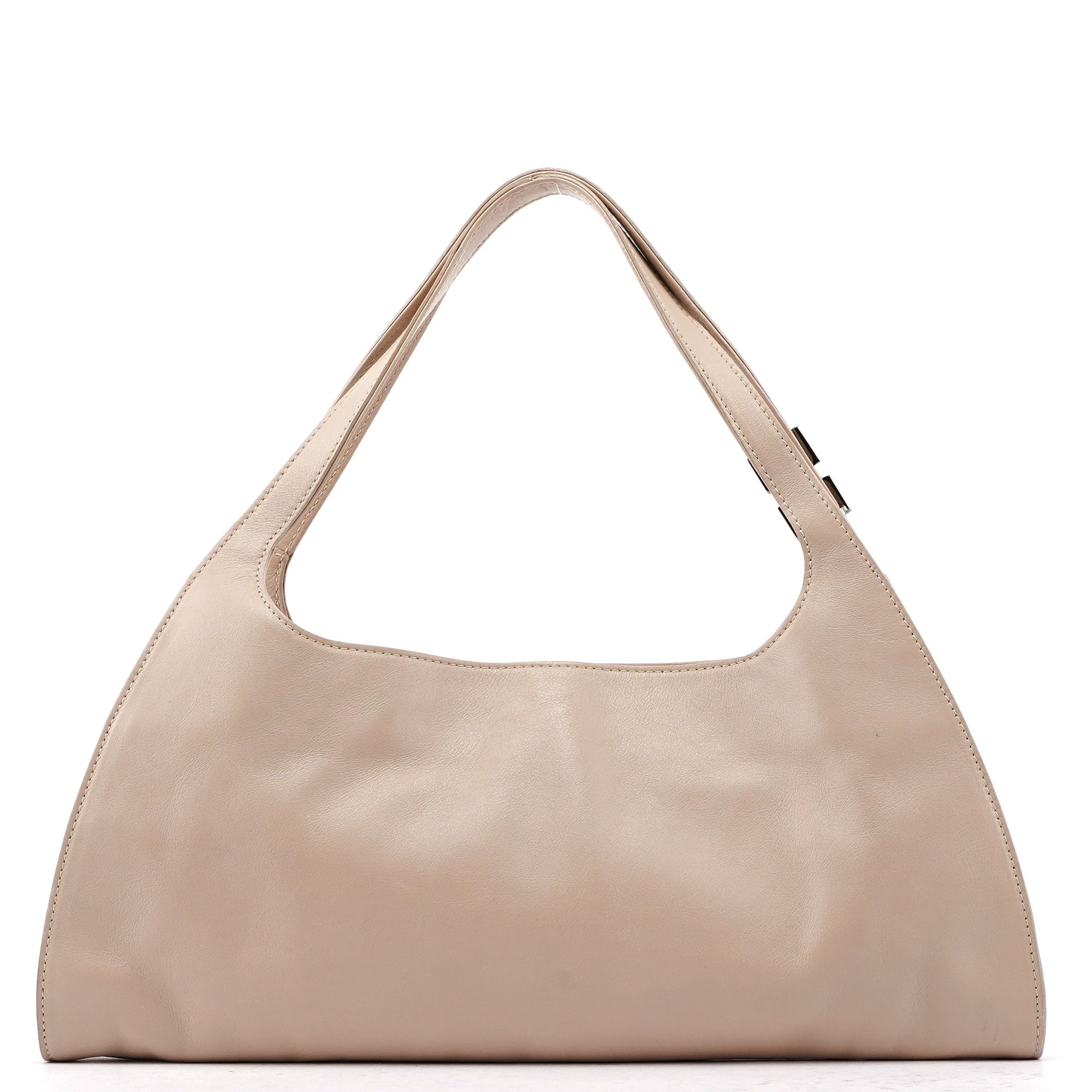 Gucci 001 4243 Beige Calfskin Shoulder Bag