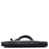 Gucci 001 4243 Borsa a spalla in pelle nera stampa lucertola