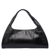 Gucci 001 4243 Borsa a spalla in pelle nera stampa lucertola