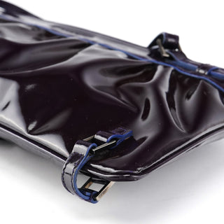 Gucci 001 4246 Dark Purple Patent Leather Mini bag