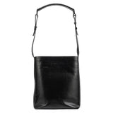 Gucci 001 4286 Black Calfskin Bucket Shoulder Bag